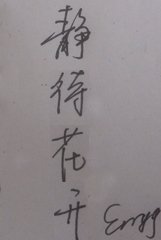 静待花开