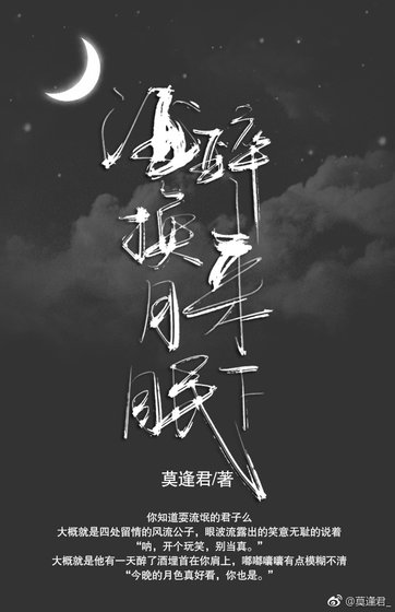酒醉换来月下眠