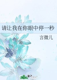 请让我在你眼中停一秒